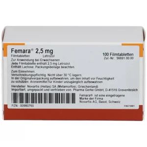 Femara 2,5 mg Pharma Gerke